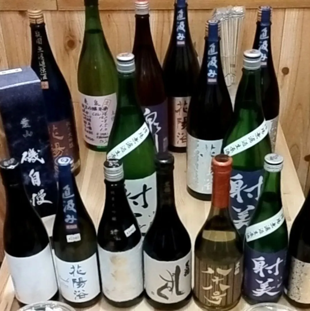 日本酒飲み放題提供中です!